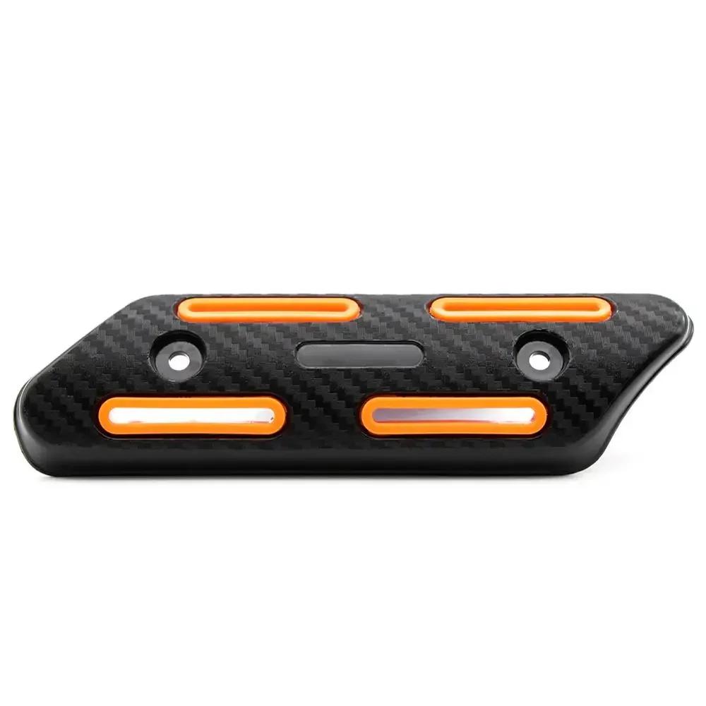 Universal 1Pc Colorful Off-road Motorcycle Exhaust Silencer Tube Heat Shield Protector Protection Pit Cover Tube Accessories