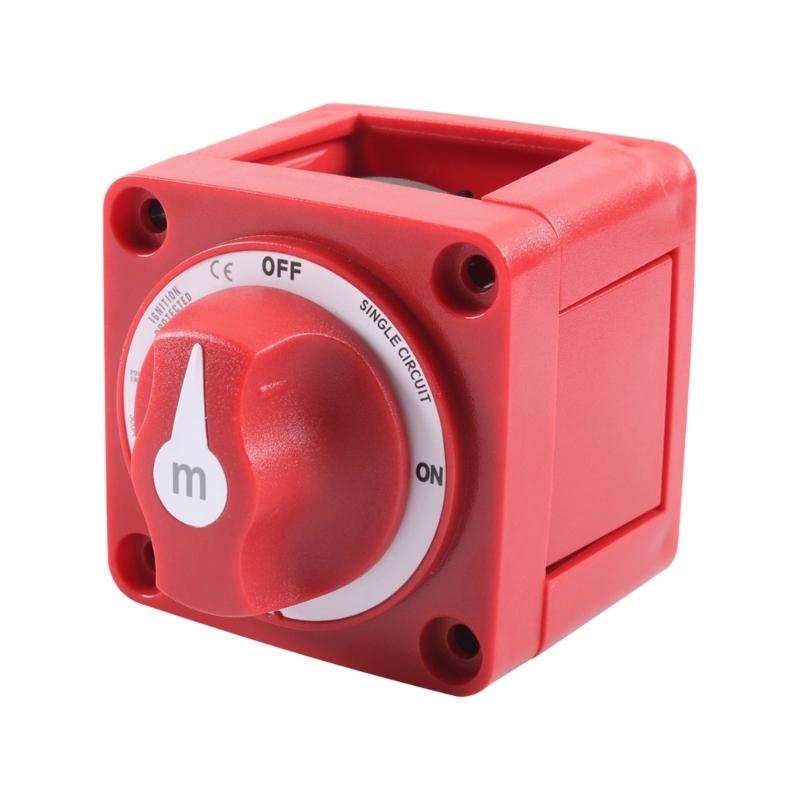 Battery Switches 12-48V Waterproof Battery Power Cut Switches Disconnect Isolator for Car Vehicle Boat