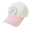 Allincomplete Round Logo Ballcap   White Block