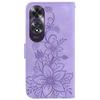 For Oppo A60 4G Case Wallet Floral Pattern PU Leather Magnetic Clasp Phone Cover
