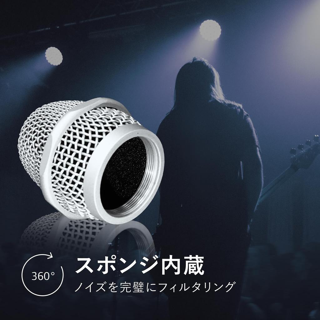 CAROL E Professional Vocal Classic XLR Dynamic Super Cardioid Dual Shock for and with Mic and Cable dur-916S Microphone, Silver, Type, Pattern,