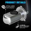 1Pc H4 LED Dual Color Motorcycle Headlight Bulbs BA20D with Fan Hi/Lo Beam 15W 12000LM 12V Fog Lamp Scooter Yellow White 3000K 6000K Motor Accessories