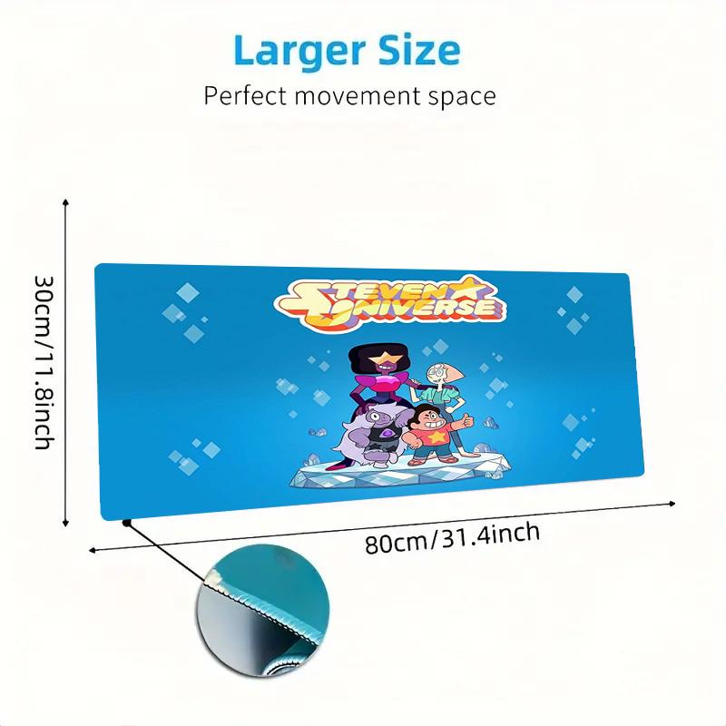 Steven Universo Color Mouse Pad Large Gaming Table Cushion Non-slip Laptop Tablet Big Mousepad XXL Mat Mini PC Playmat With Lock Edge