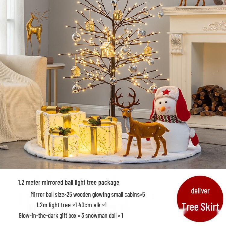 Luminous Christmas Tree Decoration for Mall, Hotel Lobby, or Home