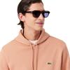 Lacoste Felpa con cappuccio in pile di cotone biologico da uomo