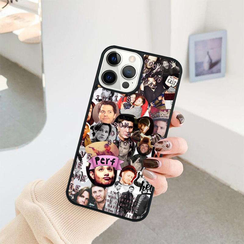 Supernatural Collage Phone Case For iPhone 17 Air 16 15 14 11 12 13 Pro MAX Plus coque Cover Shell