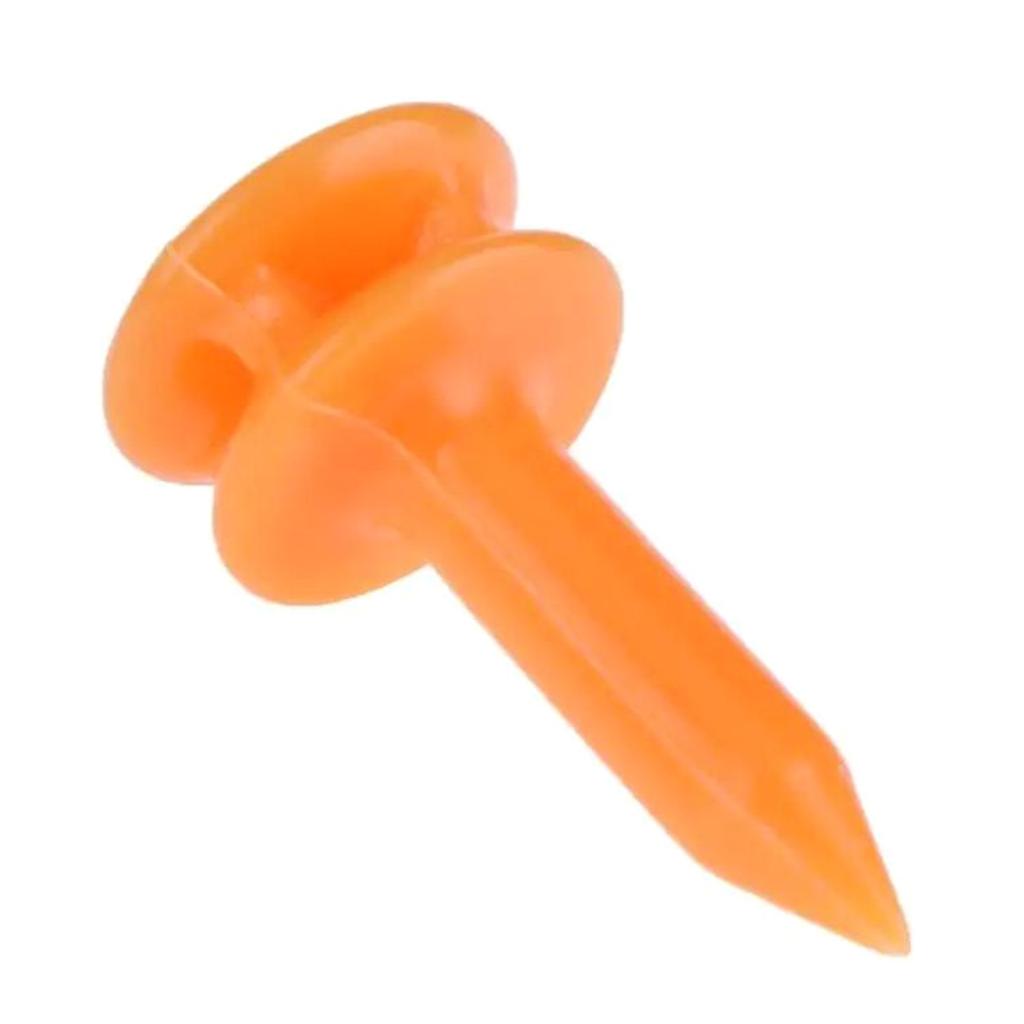 100Pcs 25mm Plastic Castle Golf Tees Sports Double Deck Golf Tees Replacement Short Golf Tees for Golfer Easy To Use