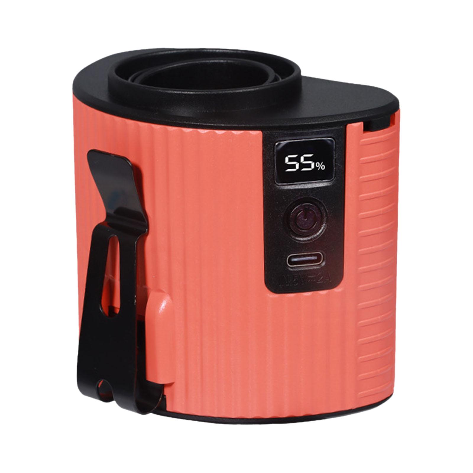 

Портативный поясной вентилятор, тихий многофункциональный персональный вентилятор с шейным шнурком, охлаждающий вентилятор для сельскохозяйственных работ, рабочих площадок, спорта, верховой езды, кемпинга оранжевый