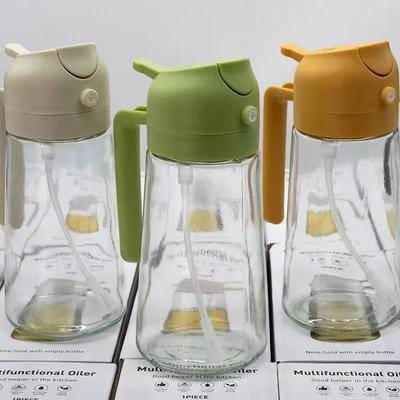 2in1 500ml Glas-Ölsprüher Öl-Sprühflasche Ölbehälter BBQ Küche Backen BBQ Picknick Küchenwerkzeuge für Unternehmen
