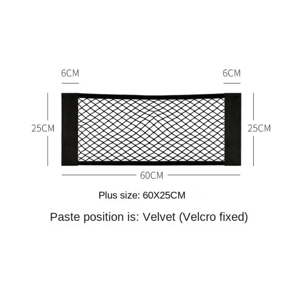 Stretchable Car Storage Net Elastic Seat Back Storage Bag New Car Trunk Storage Bag  Seat Back