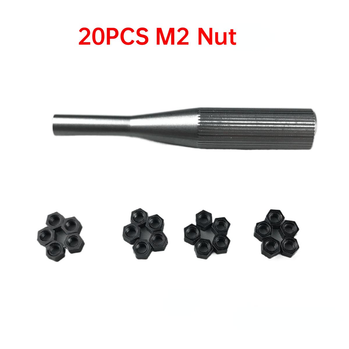 

20PCS M2 Nut With Screw Sleeve Suit For 1/14 Tamiya Rc Tractor Tipper