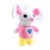 Peluche Cartone Animato Chip e Patata Cane Carlino Carino Giocattolo Peluche Topo Animale di Peluche Figura Morbida Peluche Regali di Compleanno Educativi per Fan