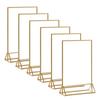 6Pcs Acrylic Sign Holder Stand Poster Home Meetings Table Menu 7
