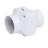 Quiet Operations 75mm PVC Pipeline Fan for Kitchen Bathroom Factory