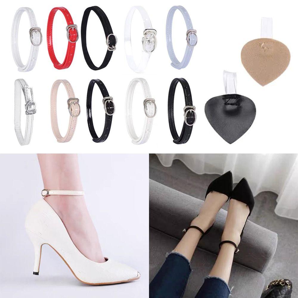 Fashion Anti-skid Ankle Shoe Belt Metal Tip Bundle Laces High Heels Shoes Tie Straps Band Shoelaces Women