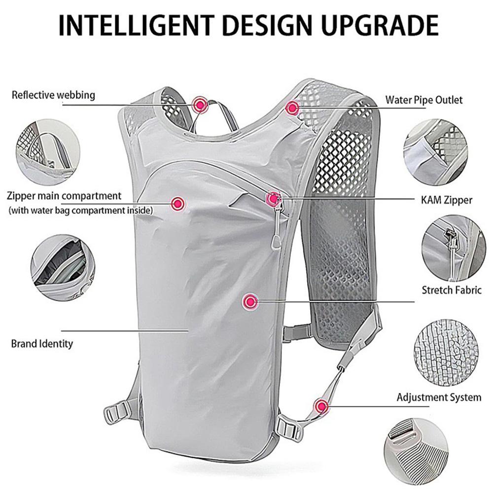 Lightweight Hydration Backpack Portable for Biking Trekking Cross-Country Outdoor Sports