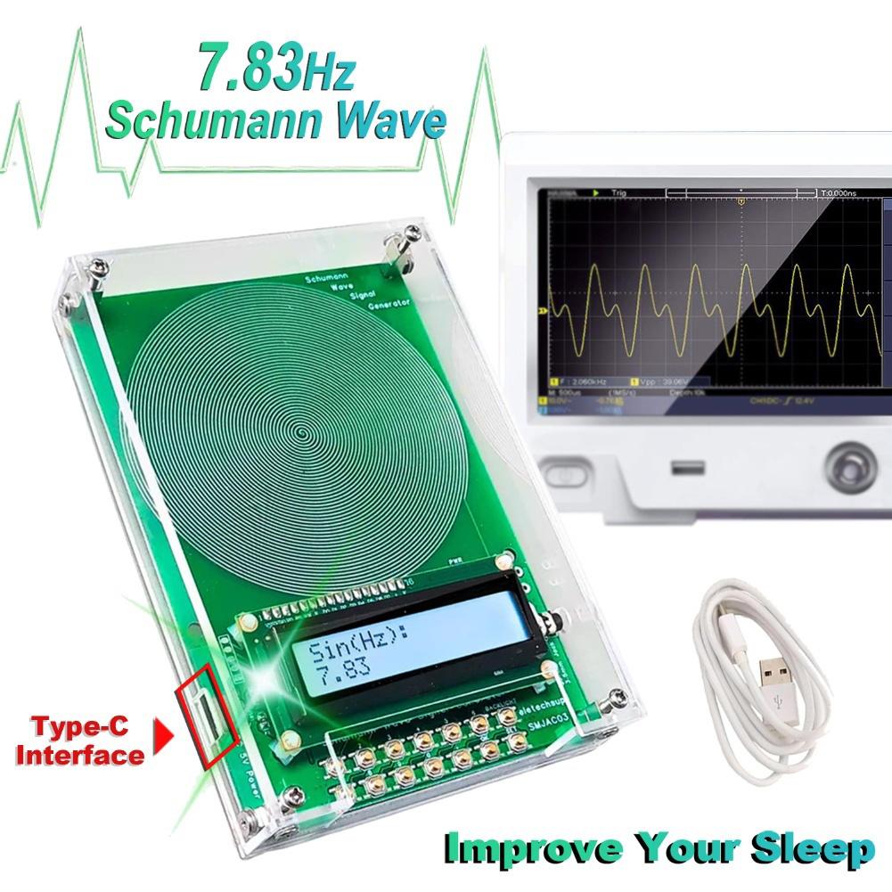 Adjustable 0.1Hz-30kHz Range 7.83Hz Resonance Portable Travel Friendly