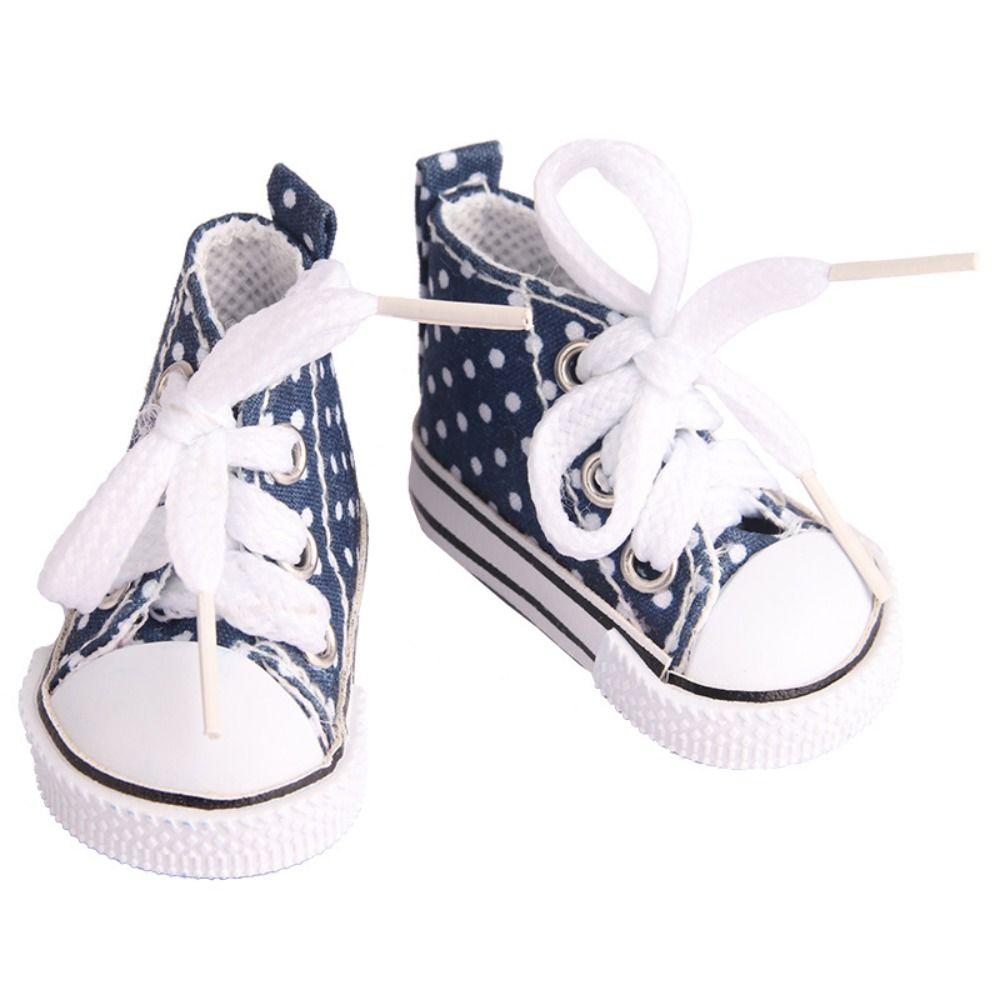 Mini Doll Casual Canvas Shoes Kawaii Doll Sneakers Handmade Mini Casual Shoes  Girl Gift