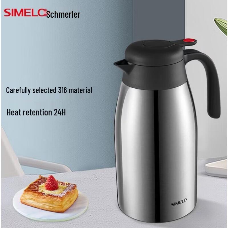 Shimeile 2L Stainless Steel Insulated Thermos Pot