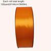 Solid Color Ribbon 1 Roll for Bouquet Bow Gift Wrapping DIY Decorative Cake Tying Christmas Wedding Birthday Party Decorations