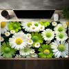 Fresh Daisy Flower Pattern Large Mouse Pad Waterproof NonSlip Soft Gaming Desk Mat Nature Floral Aesthetic Office Pad