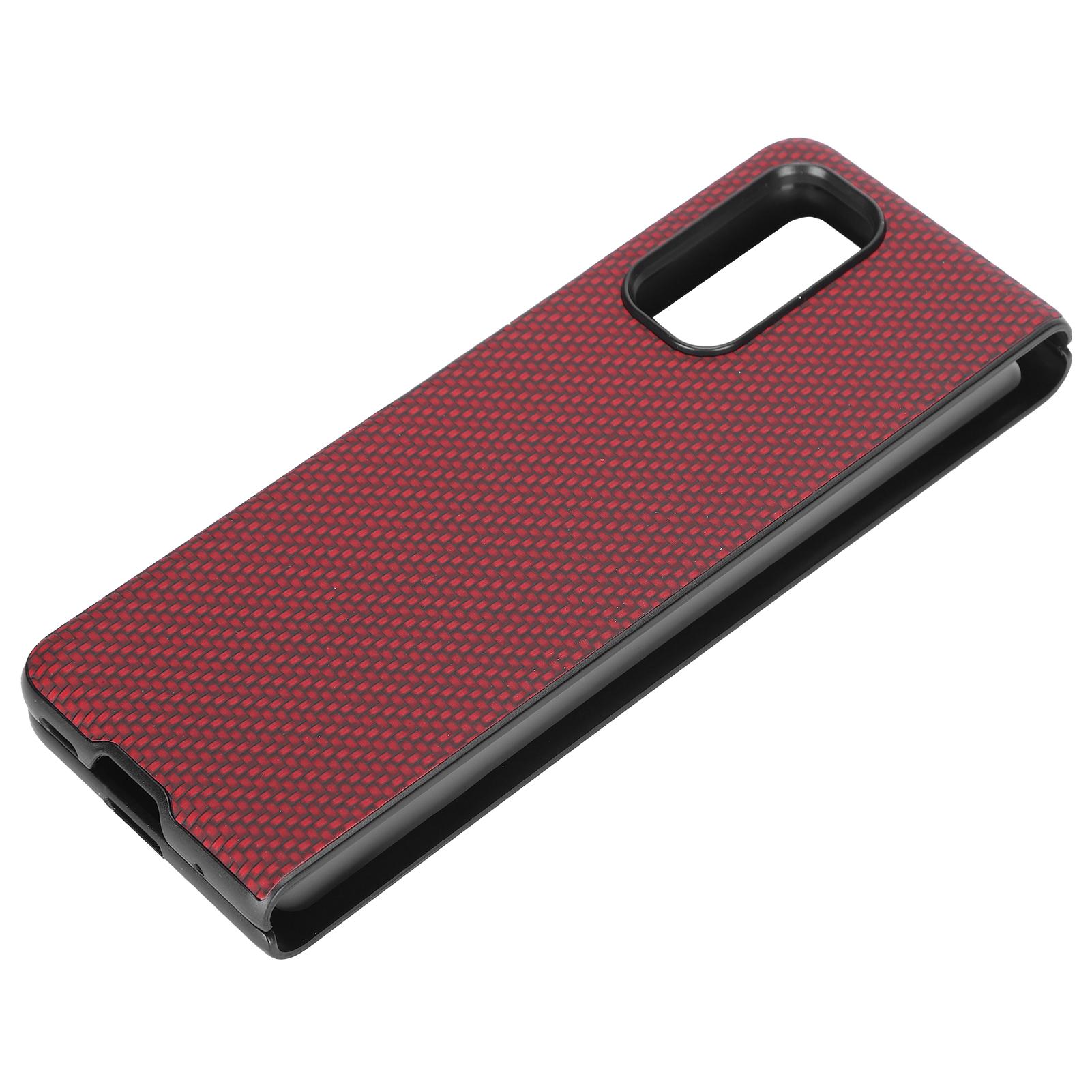 Carbon Fiber Textured Phone Case for Xiaomi MIX FOLD ABS Smartphone Protection Case