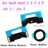 1 Stück Neuer Home-Button-Halter Halter Reparatur für iPad Mini 1 2 3 4 5 Air 1 2 Home-Button Gummidichtung Ersatzteile