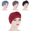 Comfortable Polyester Turban Hat With Braid Design For Men And Women