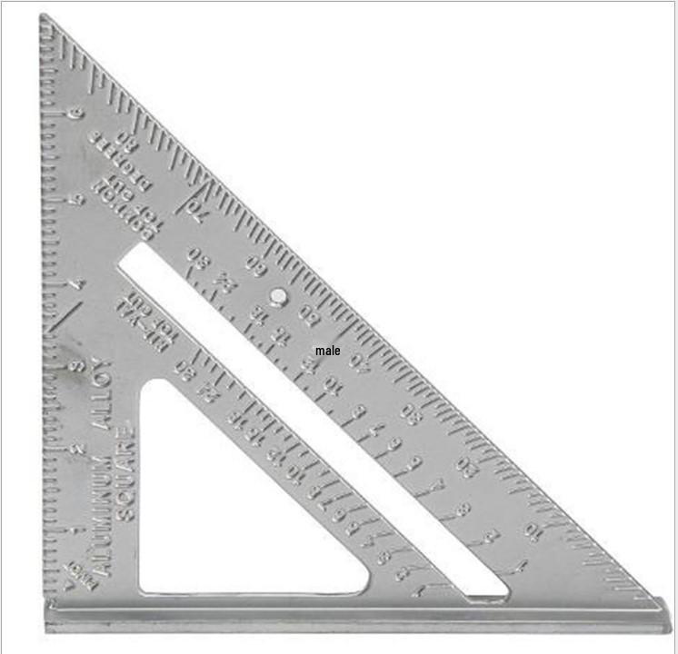 Регулируемый набор инженерных комбинированных линеек 300 мм с прямой линейкой