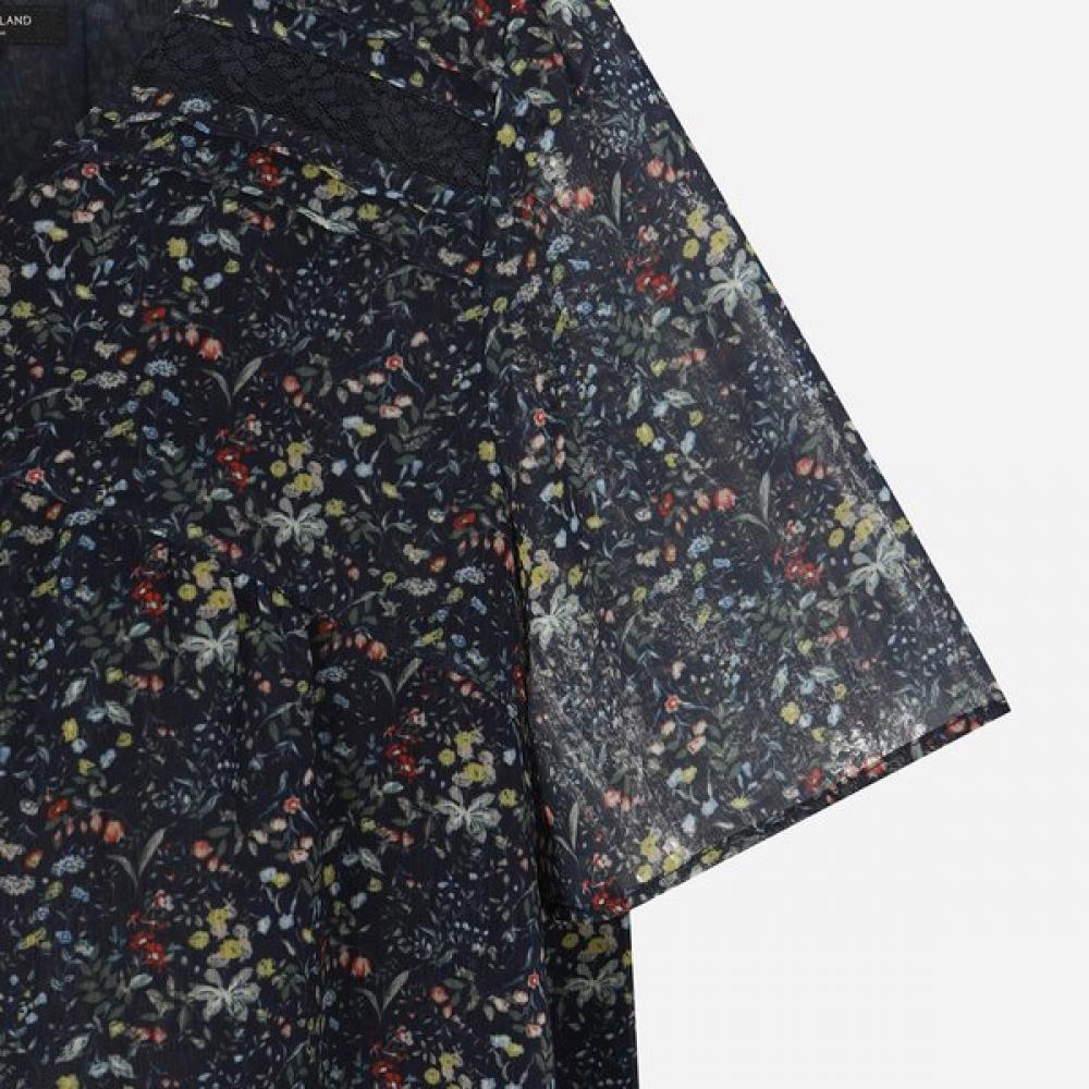 Thursday Island Women S V Neck Chiffon blouSe T264mbl244w