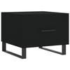 VidaXL Table basse Noir 50x50x40 cm Bois d'ingénierie 829446