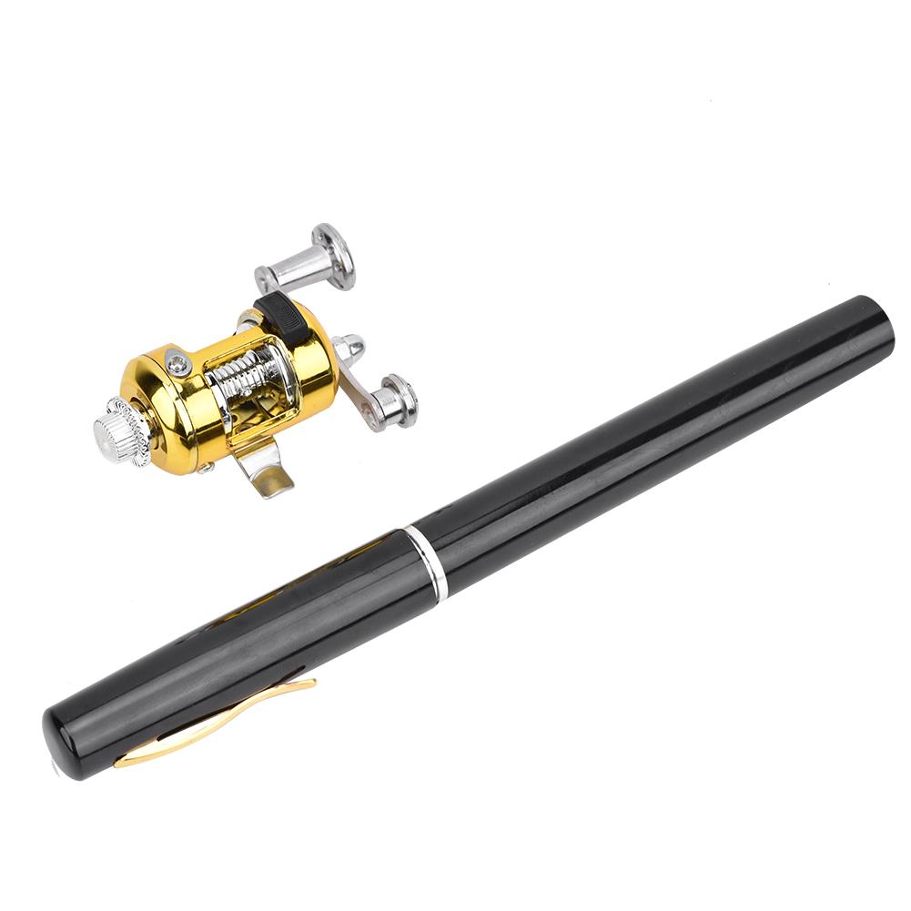 Портативный набор удочки и катушки из алюминиевого сплава, легкий аксессуар для рыболовных снастей