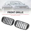 Black 2 Slat Front Kidney Grill Grille Fit BMW 7 Series G11 G12 2016-18 Pre-LCI