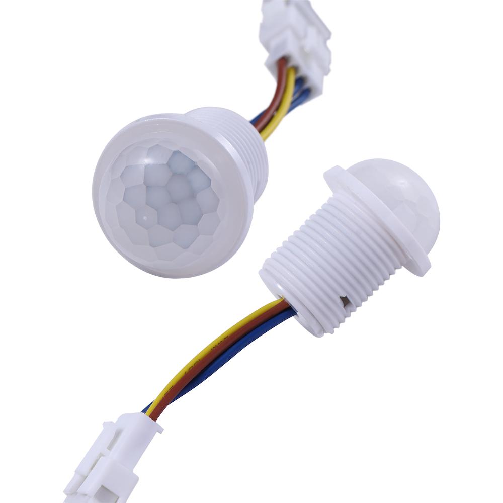 Automatinis jutiklinis šviesos jungiklis korpusas Infraraudonųjų spindulių detektorius Infraraudonųjų spindulių judesio jutiklio detektorius Išmanusis jungiklis