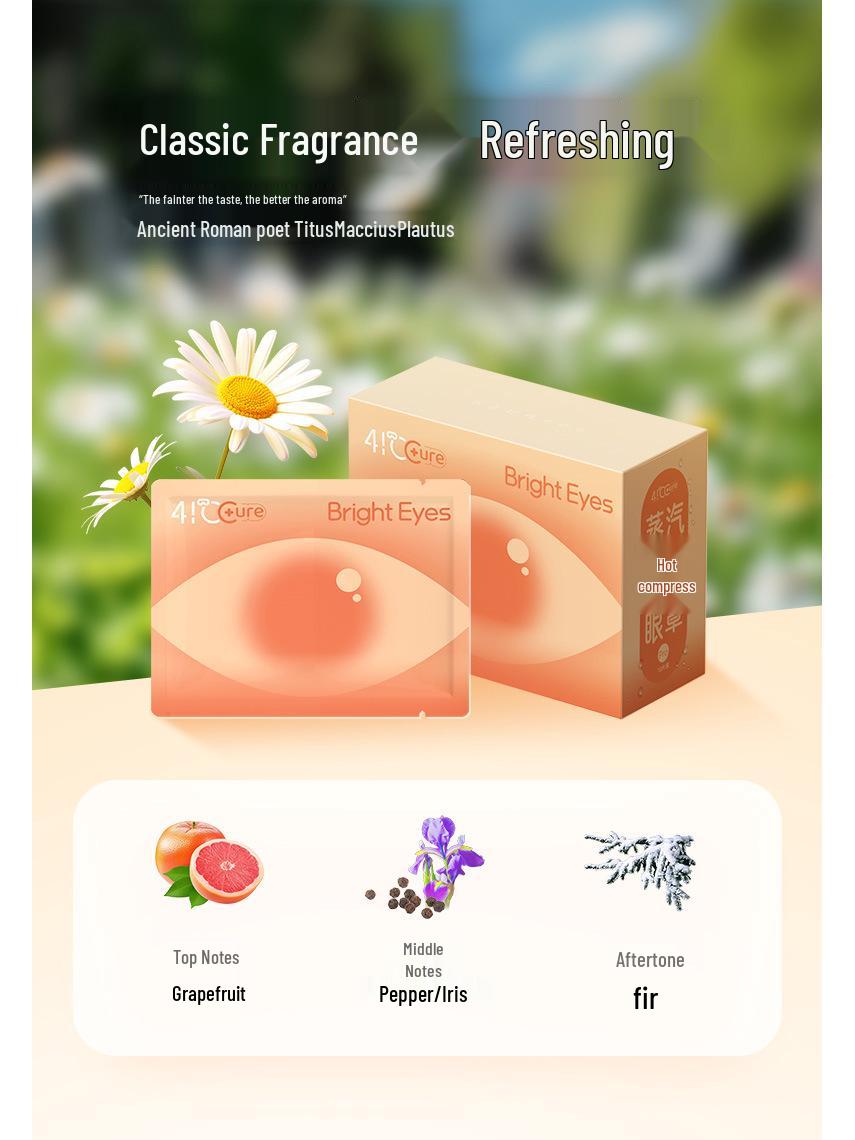 

Hyaluronic Acid Soothing Steam Eye Mask for Sleep and Eye Fatigue Relief