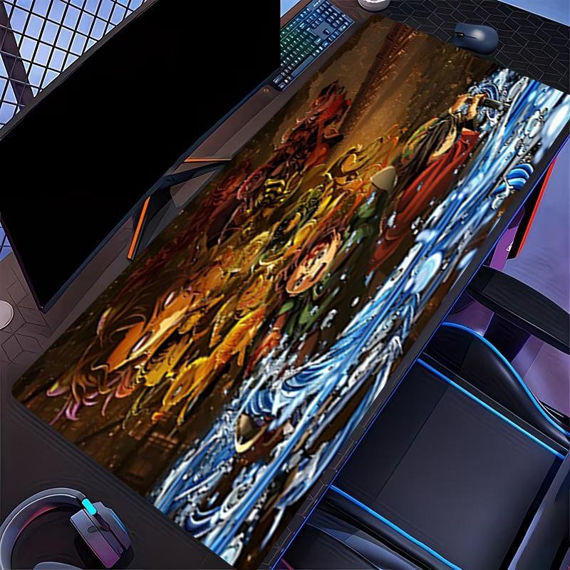 Demon Slayer Print Mouse Pad, for Keyboard Pad Laptop PC Mat for Office Home Use, Desk Decor, Perfect Birthday Gift for Gamers
