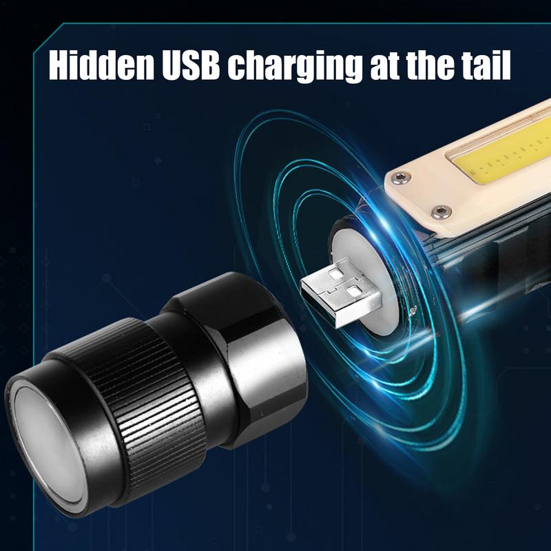 LED Magnetic Work Light 800mAh LED Head Lamp Shop Lights Waterproof Head Flashlight Mechanic Light With Magnet For Car Repair