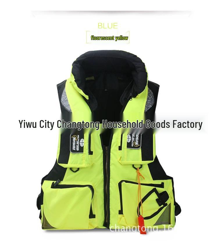 Protackle Multi-Pocket Detachable High Buoyancy Fishing Vest for Adults