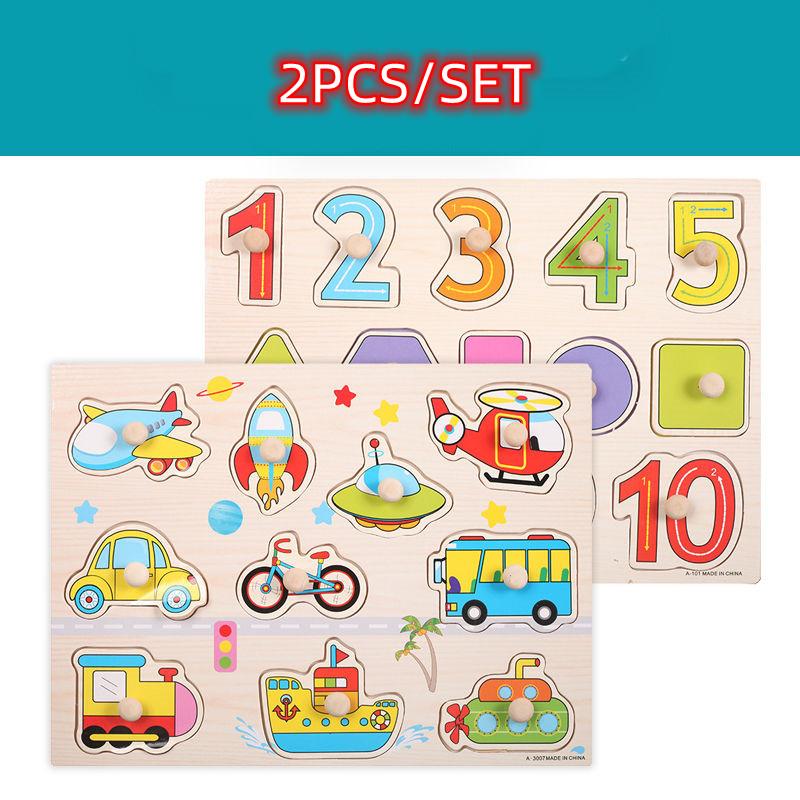 Montessori Baby Puzzle Educational Toys For Children Baby Game Puzzle Board Jigsaw Child Puzzle Wooden Puzzles For Kids 2 3 Year