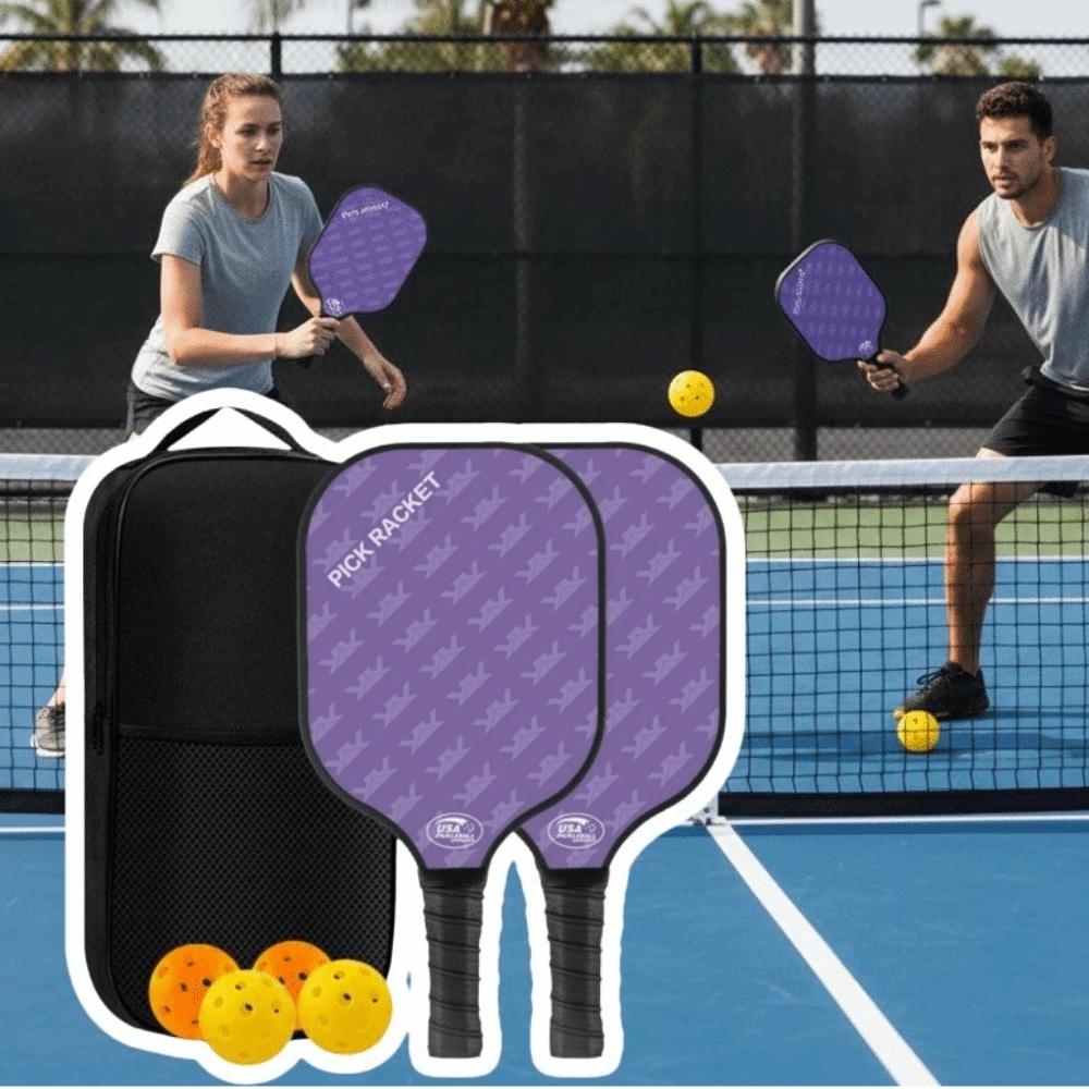 Durable Pickleball Paddles Set Lightweight Pickle Ball Rackets Pickleball Racquet  Sports Equipment