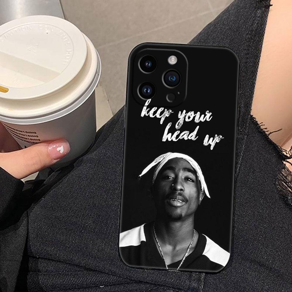 Rapper 2pac Tupac Yinuoda Cover Phone Case For iphone Apple 17 AIR 16E 16 15 14 13 12 11 Pro XR Max 8 7 Plus TPU Case Funda Capa