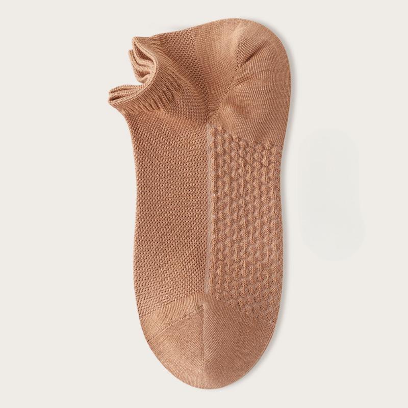 Women's Autumn Short Socks, Antibacterial, Shallow-mouthed, Sweat-absorbing, Breathable and Non-removable, As Well As Summer Boat Socks