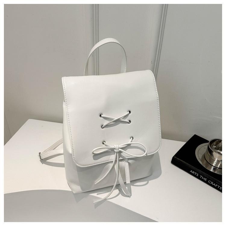 Simple And Casual Korean Style Ballet Bow 2024 New Trend Fashion Shoulder Backpack For Women