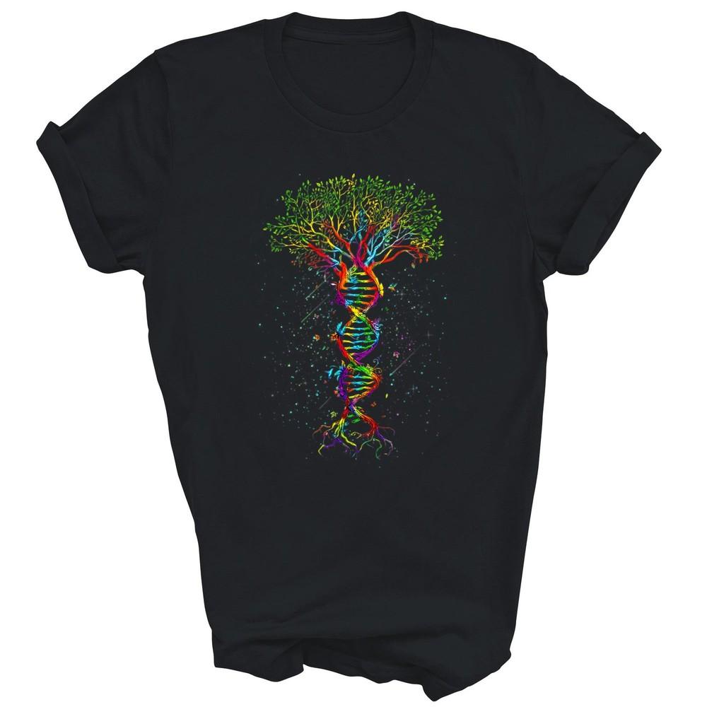 

Dna Tree Life Genetics Biologist Science Unisex Shirt Gift 3XL