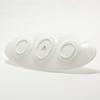 NARUMI Styles 38cm Oval Triple Compartment Plate, Bone China, 50617-3490
