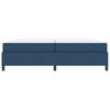 Box Spring Bed with Mattress Blue 200 x 200 cm Fabric
