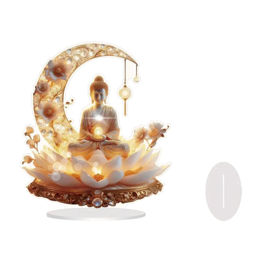 1 st Krubespel Skrivbordsdekoration - Batterifri Akryl Klassisk Design Lämplig för Hem- och Kontorsdekoration