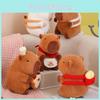 Bread Stuffed Capybara Animal Plush Toy With Pp Cotton Filling For Kids Decor