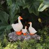 Simulations Geese Toy Summer Beach Landscape Garden MiniatureOrnaments
