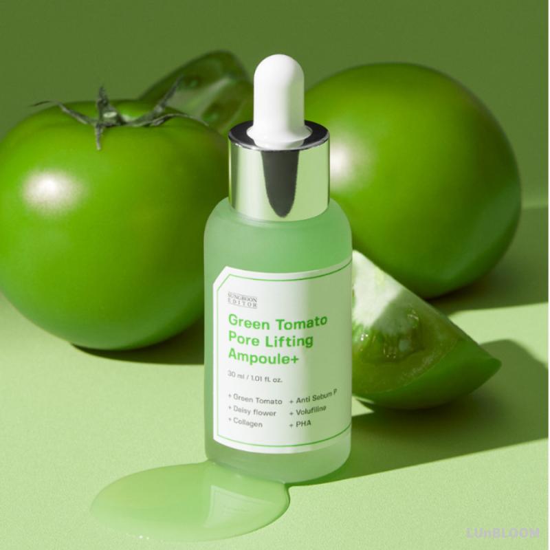 SUNGBOON EDITOR Green Tomato Pore Lifting Ampoule Plus 30ml / 75ml (+Free Gift)
